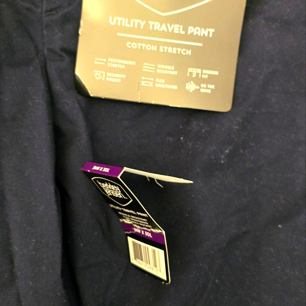 NWT Berkley Jensen Utility Travel Pant 34W x 30L - Picture 3 of 8